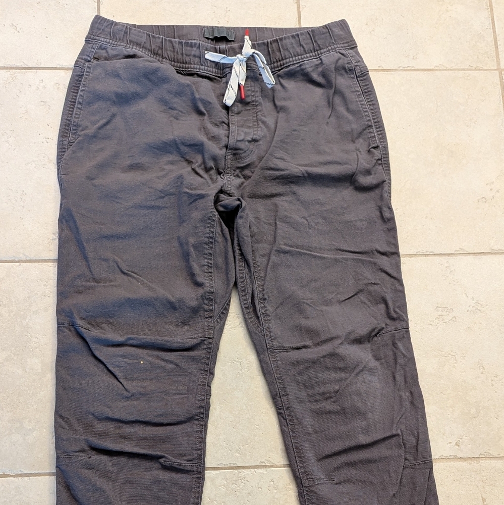 Topo Designs Dirt Pants Mens Medium Asphalt (Gray)